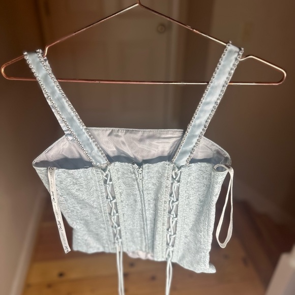 Sexy floral bustier top - Picture 3 of 4